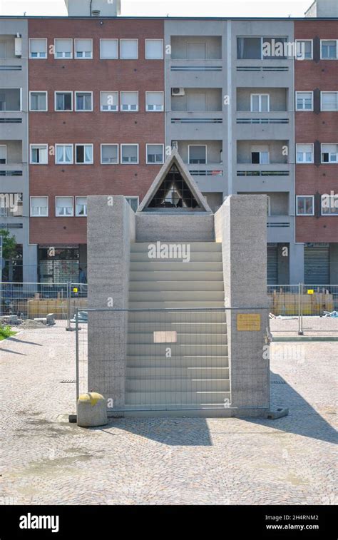 Town Hall Piazza and Monument to the Partisans, Segrate 